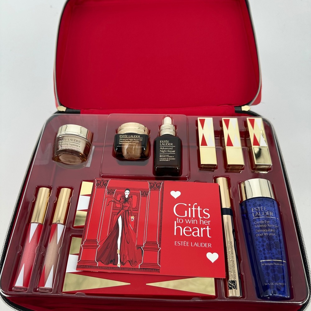 NEW Estèe Lauder Nudes & Glam Warm Holiday Blockbuster Gift‎ Set Unused no box